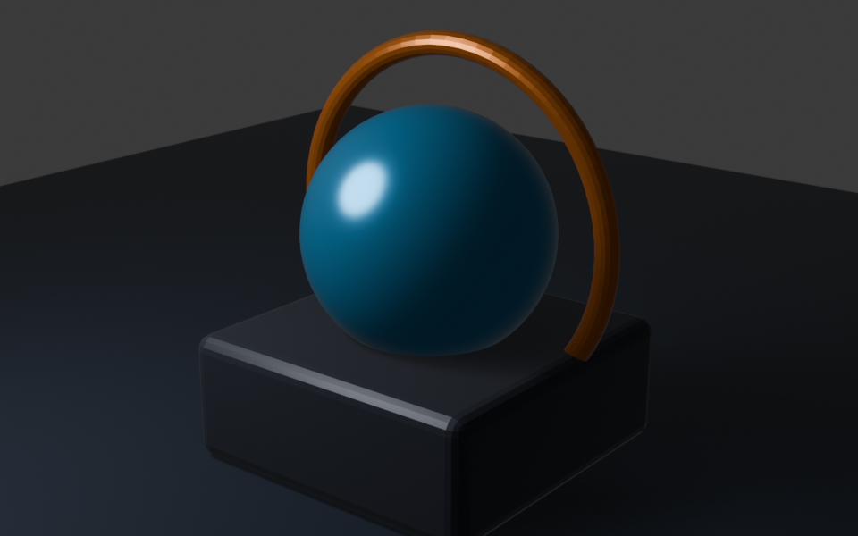 Scene before applying a CineStage lighting look