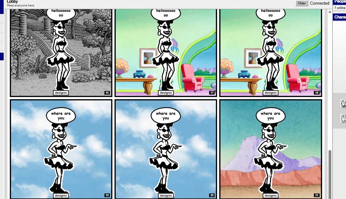 dComic comic panel view